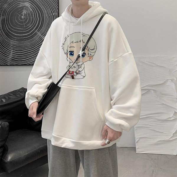 men's hoodies & sweatshirts autumn promised neverland series sportswear men hooded fashion classic long sleeve outwear print, Black
men's hoodies & sweatshirts autumn promised neverland series sportswear men hooded fashion classic long sleeve outwear print, Black