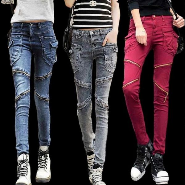 women's jeans women pencil high waist woman elastic zipper decoration female washed denim skinny pants, Blue
women's jeans women pencil high waist woman elastic zipper decoration female washed denim skinny pants, Blue