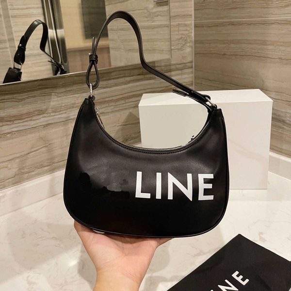 new full skin ava portable crescent bag lisa same pea single shoulder underarm letter hand bagszly