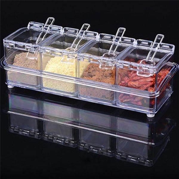 storage bottles & jars 4pcs kitchen organizer seasoning jar set spices holder condiment box acrylic storages boxes
storage bottles & jars 4pcs kitchen organizer seasoning jar set spices holder condiment box acrylic storages boxes