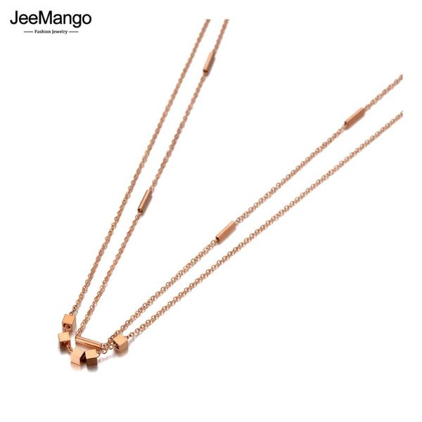chokers jeemango trendy stainless steel double-layer geometric choker necklace jewelry beach party pendant for women jn20218, Golden;silver
chokers jeemango trendy stainless steel double-layer geometric choker necklace jewelry beach party pendant for women jn20218, Golden;silver