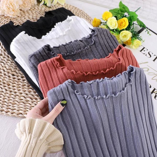 autumn winter slim-fit sweater women knitted pullover flared long sleeve o-neck slim jumper soft warm pull femme women's sweaters, White;black
autumn winter slim-fit sweater women knitted pullover flared long sleeve o-neck slim jumper soft warm pull femme women's sweaters, White;black