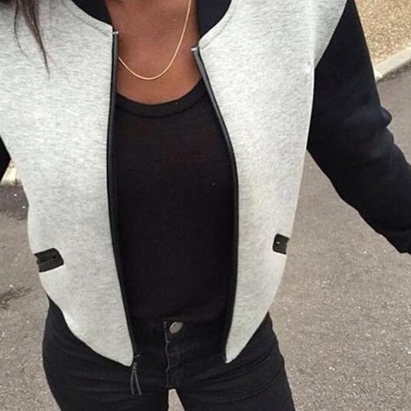 women's jackets fashion women female zipper small ladies fleece short cardigan stand collar womens plus size bomber, Black;brown
women's jackets fashion women female zipper small ladies fleece short cardigan stand collar womens plus size bomber, Black;brown