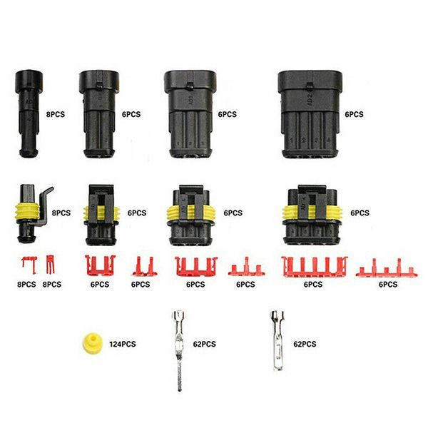 300v 12a 352pcs hid waterproof connectors 1/2/3/4 pin 26 sets car electrical wire connector plug truck harness accessories
300v 12a 352pcs hid waterproof connectors 1/2/3/4 pin 26 sets car electrical wire connector plug truck harness accessories