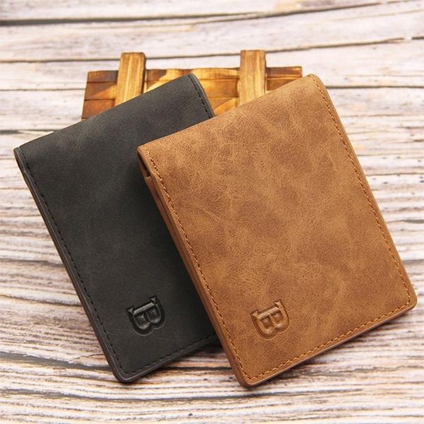 wallets men pu leather short wallet id holder vintage bifold pocket change coin business purse, Red;black
wallets men pu leather short wallet id holder vintage bifold pocket change coin business purse, Red;black