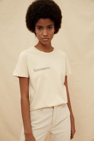 women's t-shirt trendyol 100 organic cotton basic printed knitted twoss21ts1414, White
women's t-shirt trendyol 100 organic cotton basic printed knitted twoss21ts1414, White