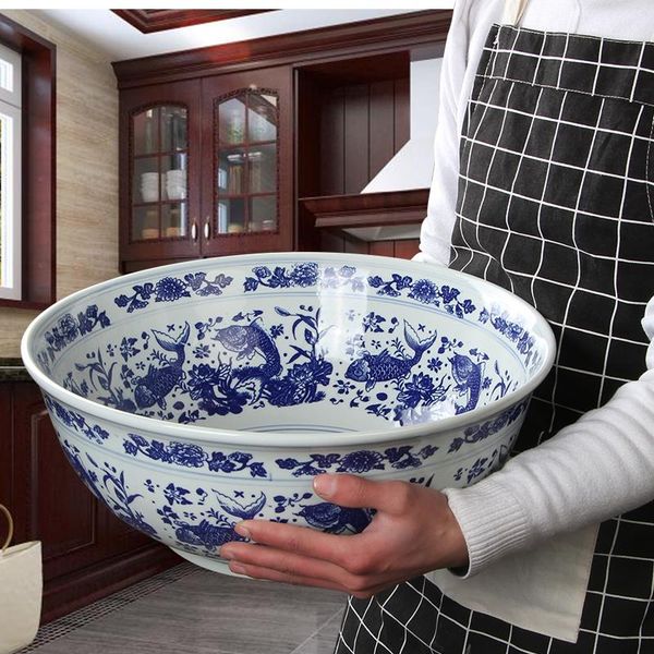 bowls for restaurants el home tableware blue and white porcelain fish pattern ramen seafood steak salad soup large serving bowl
bowls for restaurants el home tableware blue and white porcelain fish pattern ramen seafood steak salad soup large serving bowl