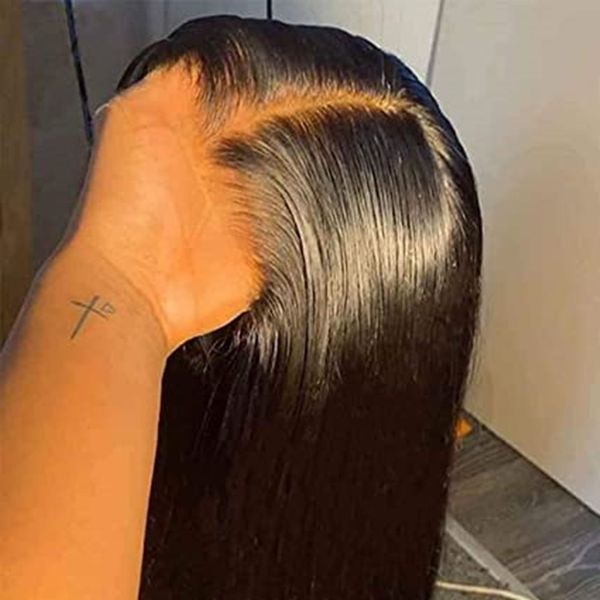 hd invisible lace straight hair wigs 360 transparent lace front human hair wig 150 density glueless wig pre plucked baby hair 14 inch, Black;brown
hd invisible lace straight hair wigs 360 transparent lace front human hair wig 150 density glueless wig pre plucked baby hair 14 inch, Black;brown