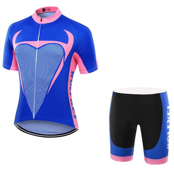 racing sets wolfkei brand summer blue-pink men's short sleeve cycling jersey and shorts set stretch mtb clothing kits, Black;blue
racing sets wolfkei brand summer blue-pink men's short sleeve cycling jersey and shorts set stretch mtb clothing kits, Black;blue