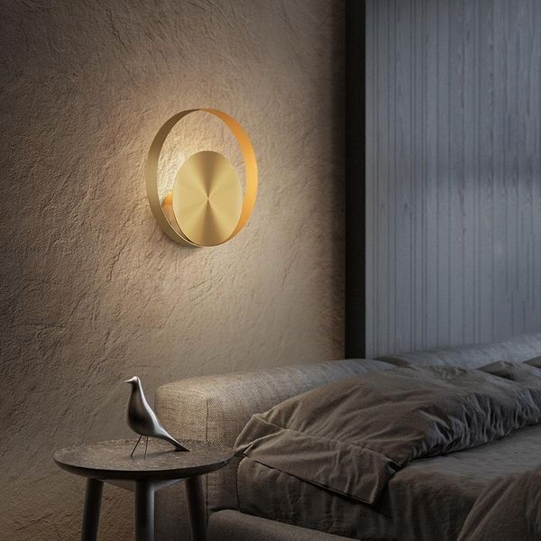 wall lamp jmzm modern copper living room decoration tv background light luxury corridor bedroom bedside round
wall lamp jmzm modern copper living room decoration tv background light luxury corridor bedroom bedside round
