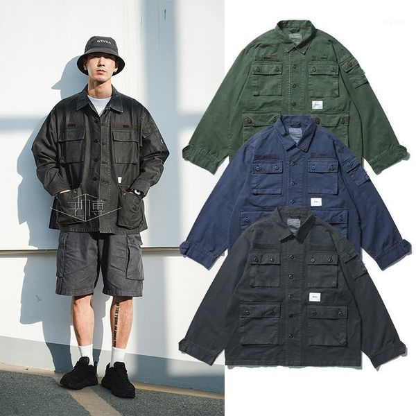 toru nishiyama four-pocket jacket japanese men's workwear batik distressed jackets, Black;brown
toru nishiyama four-pocket jacket japanese men's workwear batik distressed jackets, Black;brown
