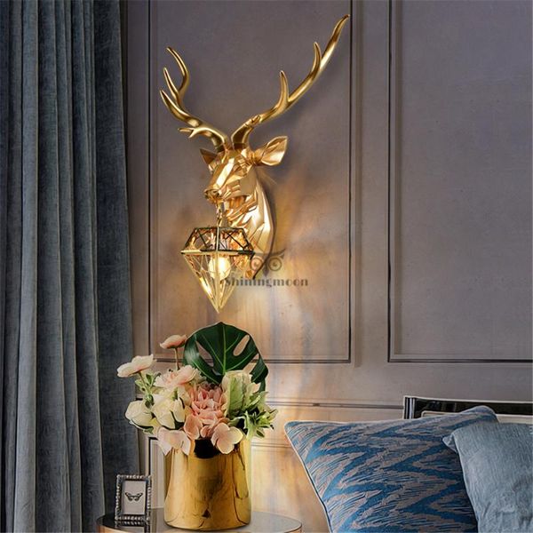 wall lamp nordic luxury resin antlers led modern retro decoration living room bedroom bedside indoor lighting sconce
wall lamp nordic luxury resin antlers led modern retro decoration living room bedroom bedside indoor lighting sconce