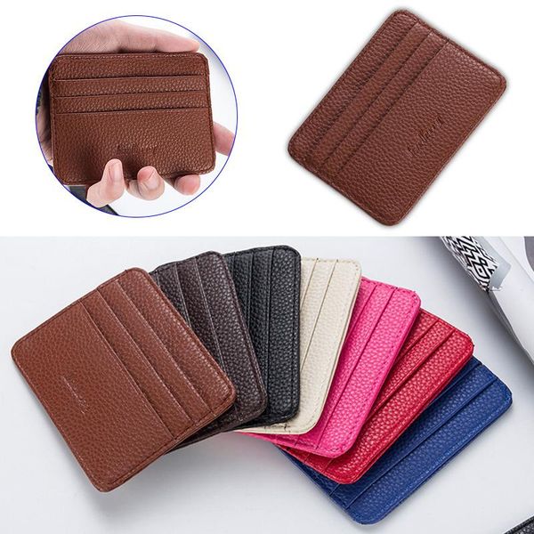 card holders fashion women slim minimalist wallet pu leather holder short purse sale-wt, Brown;gray
card holders fashion women slim minimalist wallet pu leather holder short purse sale-wt, Brown;gray