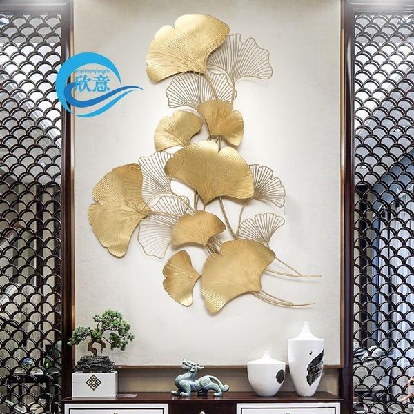 decorative objects & figurines modern chinese style wrought iron pendant wall decoration living room background porch metal creative ginkgo
decorative objects & figurines modern chinese style wrought iron pendant wall decoration living room background porch metal creative ginkgo
