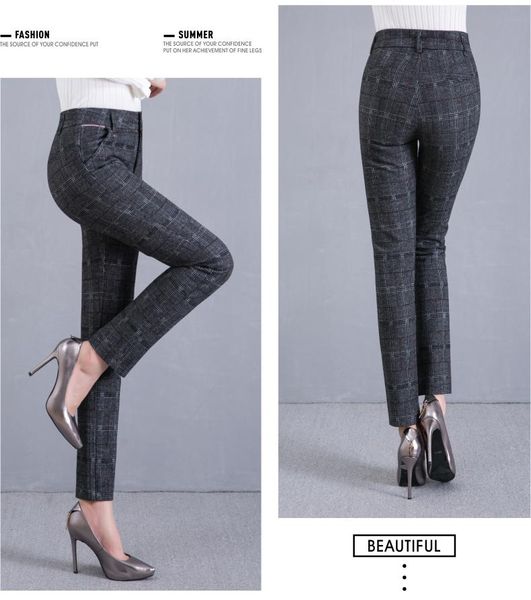 women's pants & capris 2021 women plaid full length high waist spring/autumn fitness trousers with pocket plus size 3xl 4xl 5xl 6xl, Black;white
women's pants & capris 2021 women plaid full length high waist spring/autumn fitness trousers with pocket plus size 3xl 4xl 5xl 6xl, Black;white