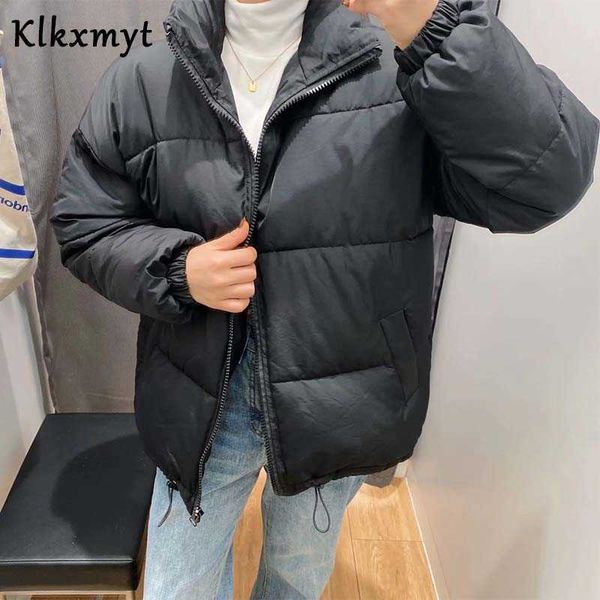 klkxmyt za women fashion oversized down cotton parkas jacket coat vintage long sleeve pockets female outerwear chic 210527, Black
klkxmyt za women fashion oversized down cotton parkas jacket coat vintage long sleeve pockets female outerwear chic 210527, Black