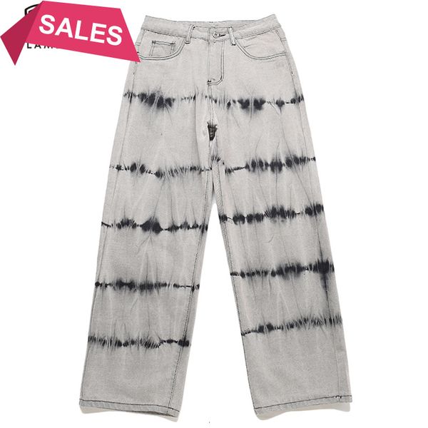 aolamegs washed tie dye striped print baggy men japanese casual denim pant punk high street style jeans fashion streetwear, Blue
aolamegs washed tie dye striped print baggy men japanese casual denim pant punk high street style jeans fashion streetwear, Blue