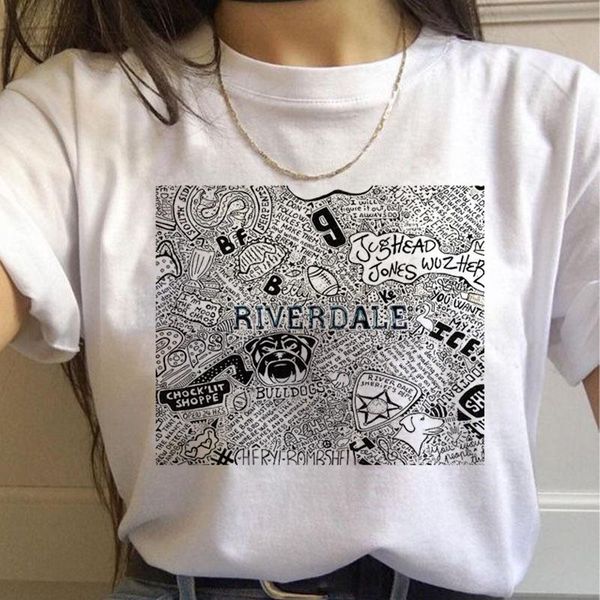 women's t-shirt riverdale southside serpent t shirt femme streetwear casual japanese print couple clothes aesthetic, White
women's t-shirt riverdale southside serpent t shirt femme streetwear casual japanese print couple clothes aesthetic, White