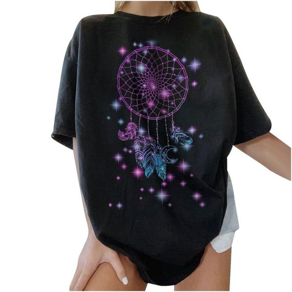 women's t-shirt vintage abstract printed summer loose plus size casual soft women short sleeve o-neck #t2g, White
women's t-shirt vintage abstract printed summer loose plus size casual soft women short sleeve o-neck #t2g, White