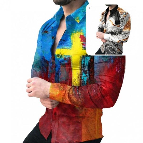 men's dress shirts buttoned shirt gradient print casual single-breasted lightweight turndown collar, White;black
men's dress shirts buttoned shirt gradient print casual single-breasted lightweight turndown collar, White;black