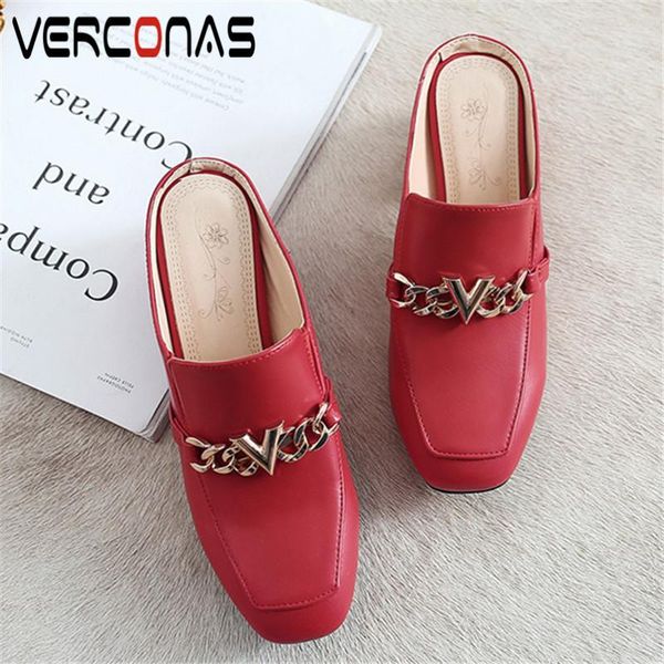 dress shoes verconas 2021 fashion woman sandals summer pumps pu metal decoration chains mules square toe high heels, Black
dress shoes verconas 2021 fashion woman sandals summer pumps pu metal decoration chains mules square toe high heels, Black