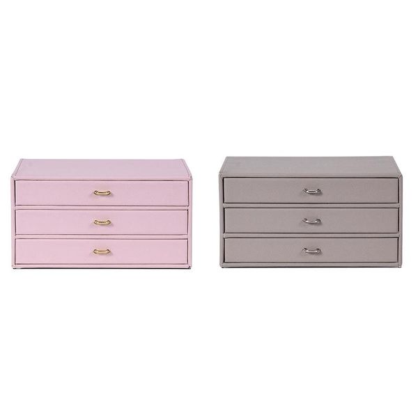 fashion leather jewelry box jewelry package storage large space organizer case ring earring necklace bracelet, Pink;blue
fashion leather jewelry box jewelry package storage large space organizer case ring earring necklace bracelet, Pink;blue