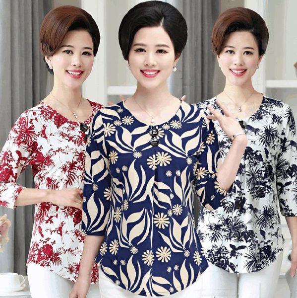 half sleeve women flower t-shirts 2021 summer new stretch plus size middle age mother shirt, White
half sleeve women flower t-shirts 2021 summer new stretch plus size middle age mother shirt, White