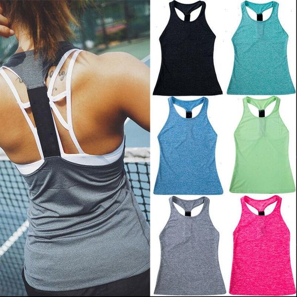 fashion women backless sleeveless vest workout sports tank gym fitness solid color tank 7colors new vestidos, White
fashion women backless sleeveless vest workout sports tank gym fitness solid color tank 7colors new vestidos, White