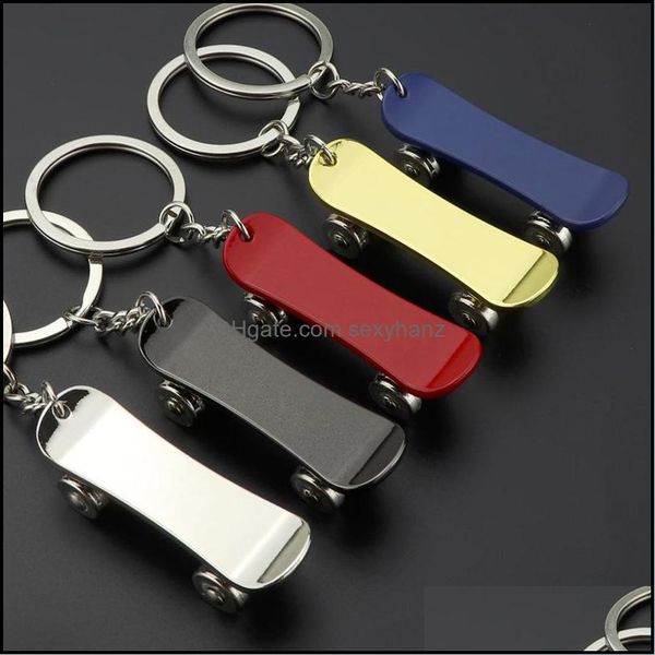 key rings jewelry fashion rotatable skateboard keychain metal keyrings pendant handbag hangs holders will and sandy gift 629 drop delivery 2, Slivery;golden 
key rings jewelry fashion rotatable skateboard keychain metal keyrings pendant handbag hangs holders will and sandy gift 629 drop delivery 2, Slivery;golden