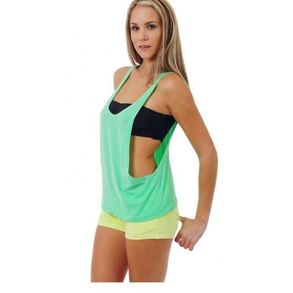 yoga outfits t-shirts for women fitness clothes sleeveless sports female with open back vest blouses short gym training, White;red
yoga outfits t-shirts for women fitness clothes sleeveless sports female with open back vest blouses short gym training, White;red