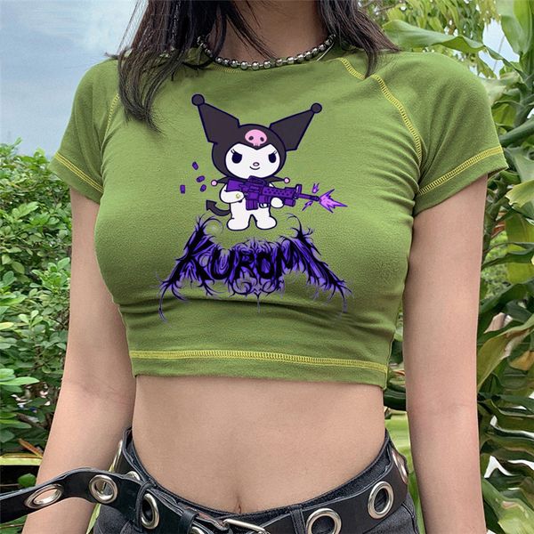 summer t-shirts streetwear sweet girls printing harvest wife tshirts y2k goth kawaii anime kuromi shirt 6fv2, White
summer t-shirts streetwear sweet girls printing harvest wife tshirts y2k goth kawaii anime kuromi shirt 6fv2, White