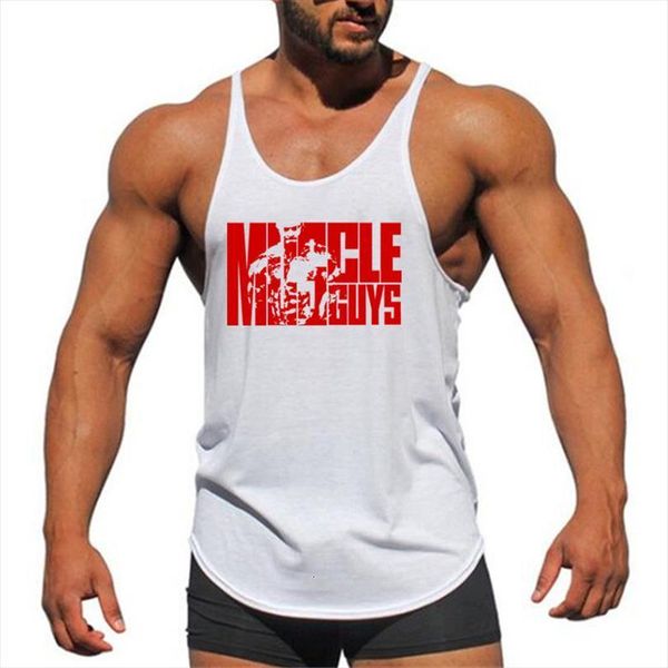 muscleguys brand bodybuilding tank men sleeveless shirt cotton fitness singlet mens stringer regata masculina musculation, White;black
muscleguys brand bodybuilding tank men sleeveless shirt cotton fitness singlet mens stringer regata masculina musculation, White;black