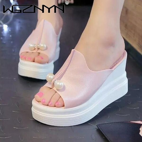 platform high heel women fashion pearl fish mouth wedges slippers outdoor shoes ladies elegant shoes with pump gladiator sandals, Black
platform high heel women fashion pearl fish mouth wedges slippers outdoor shoes ladies elegant shoes with pump gladiator sandals, Black