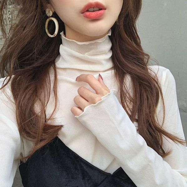 women's hoodies & sweatshirts solid color high neck lace see through women tshirt retro temperament mesh t-shirt office lady spl, Black
women's hoodies & sweatshirts solid color high neck lace see through women tshirt retro temperament mesh t-shirt office lady spl, Black