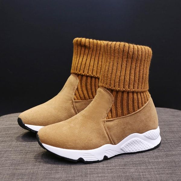 boots brand waterproof leather women's warm plush women snow fashion british retro ankle winter flat shoes, Black
boots brand waterproof leather women's warm plush women snow fashion british retro ankle winter flat shoes, Black