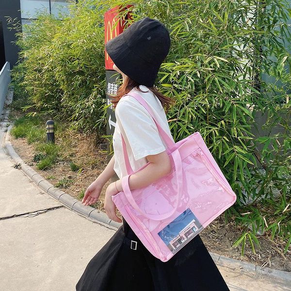 evening bags 2021 fashion japanese harajuku creative funny personality girl cute student transparent doll card bag shoulder
evening bags 2021 fashion japanese harajuku creative funny personality girl cute student transparent doll card bag shoulder