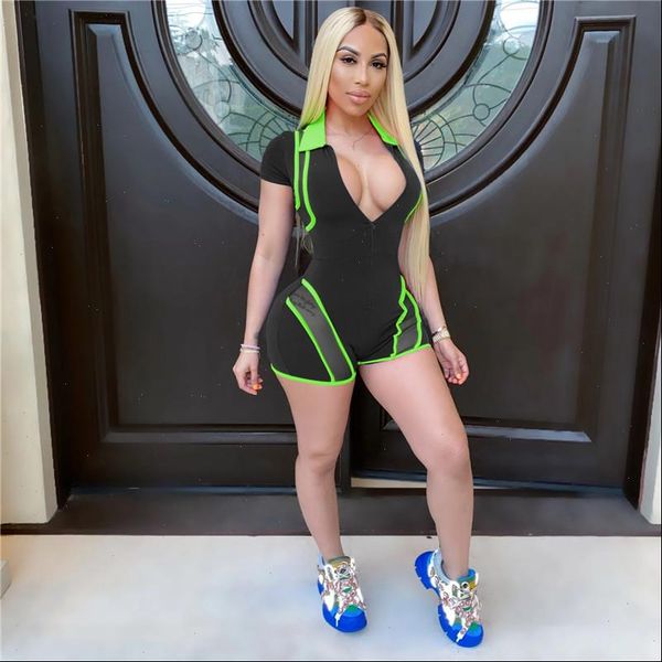 2021 women deep v neck jumpsuit playsuit rompers mesh see through patchwork bodycon jumpsuit clubwaer short sleeve shorts, Black;white
2021 women deep v neck jumpsuit playsuit rompers mesh see through patchwork bodycon jumpsuit clubwaer short sleeve shorts, Black;white