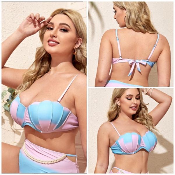 women's swimwear 2021 8xl large size bikini swimsuit two piece push up plus beach wear, White;black
women's swimwear 2021 8xl large size bikini swimsuit two piece push up plus beach wear, White;black