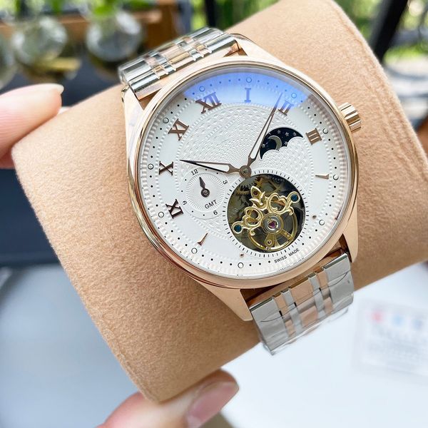 classic designing watch men watches mechical automatic movement sapphire mirror casual wristwatch leather strap design-watch 42mm, Slivery;brown
classic designing watch men watches mechical automatic movement sapphire mirror casual wristwatch leather strap design-watch 42mm, Slivery;brown