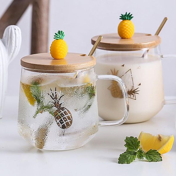 wine glasses high temperature resistant glass with handle household pineapple cup office tea mug breakfast coffee
wine glasses high temperature resistant glass with handle household pineapple cup office tea mug breakfast coffee