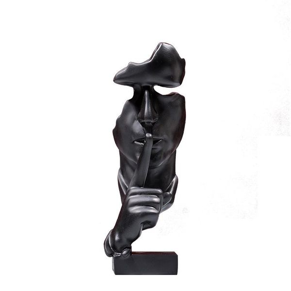 decorative objects & figurines silence is a golden sculpture craft art small ornaments decoration accessories for living room home decor mod
decorative objects & figurines silence is a golden sculpture craft art small ornaments decoration accessories for living room home decor mod