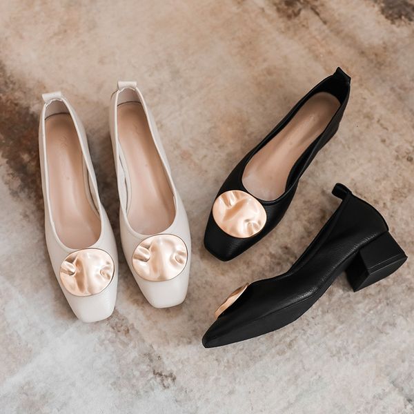 dress shoes casual soft shallow mouth women's shoes high heels fashion single korean granny thick heel 772-2 1648, Black
dress shoes casual soft shallow mouth women's shoes high heels fashion single korean granny thick heel 772-2 1648, Black