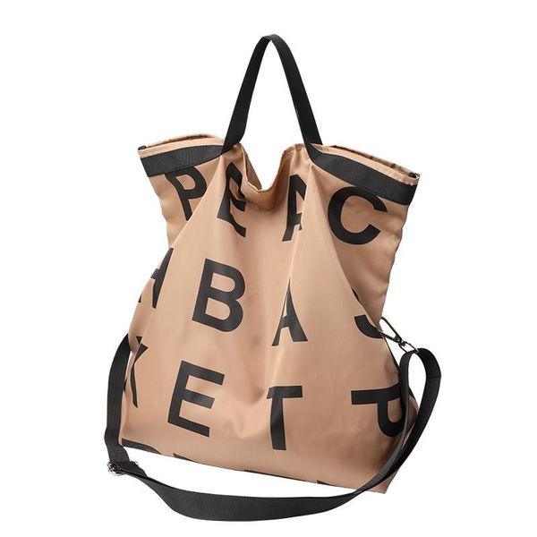 totes simple canvas handbag casual letters large capacity shopping bag ins nylon cloth shoulder messenger female
totes simple canvas handbag casual letters large capacity shopping bag ins nylon cloth shoulder messenger female