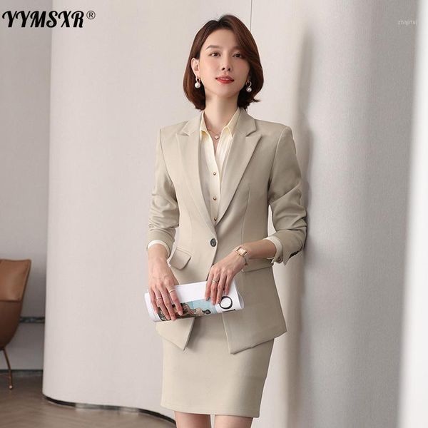 two piece dress apricot office suit two-piece 2021 autumn and winter slim professional wear casual long-sleeved jacket skirt, White
two piece dress apricot office suit two-piece 2021 autumn and winter slim professional wear casual long-sleeved jacket skirt, White