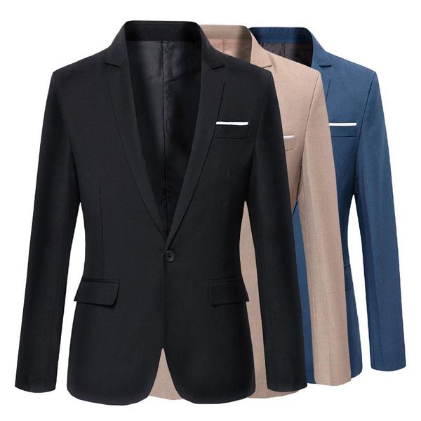 men's suits & blazers fashion casual men blazer cotton slim korea style suit masculino male jacket clothing size m-5xl, White;black 
men's suits & blazers fashion casual men blazer cotton slim korea style suit masculino male jacket clothing size m-5xl, White;black
