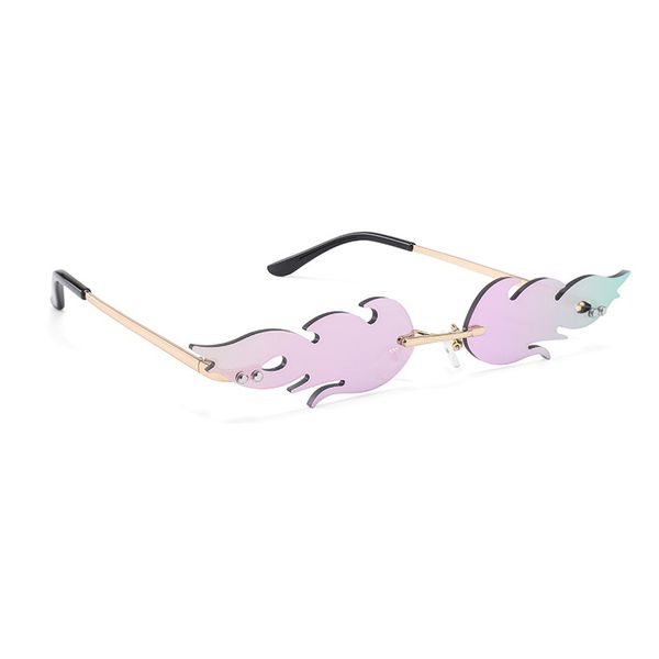 frameless flame women sunglasses fashion trend sunshade mirror personality funny wave sunglasses narrow frame retro cool glasses glasses who, White;black
frameless flame women sunglasses fashion trend sunshade mirror personality funny wave sunglasses narrow frame retro cool glasses glasses who, White;black