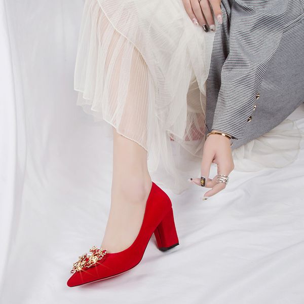 women pumps red high heel wedding shoes elegant pointed toe heart ladies pumps women dress party shoes, Black
women pumps red high heel wedding shoes elegant pointed toe heart ladies pumps women dress party shoes, Black