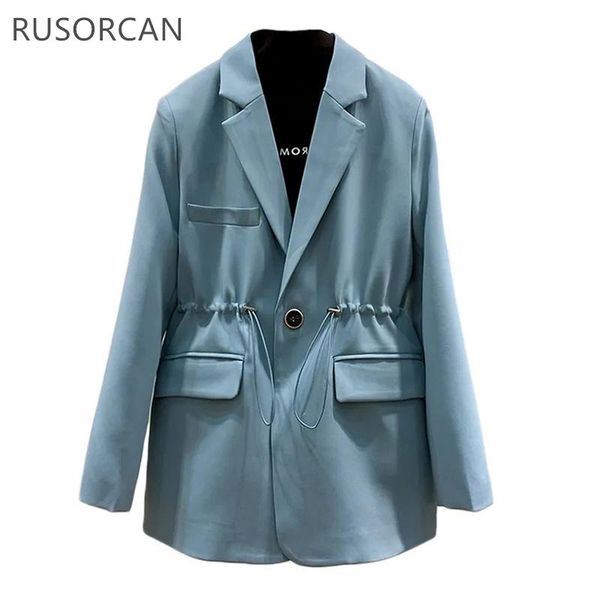 women's suits & blazers high sense of style fried street temperament small suit jacket female 2021 european fashion drawstring waist tr, White;black
women's suits & blazers high sense of style fried street temperament small suit jacket female 2021 european fashion drawstring waist tr, White;black
