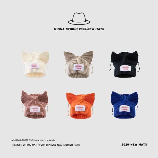 cute three-dimensional pig ear wool children's autumn winter warm parent-child knitted minority students cold hat tide, Black;white
cute three-dimensional pig ear wool children's autumn winter warm parent-child knitted minority students cold hat tide, Black;white