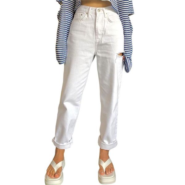 women's pants & capris arrival stylish women summer ripped jeans, adults solid color high waist wide-leg with pockets, Black;white
women's pants & capris arrival stylish women summer ripped jeans, adults solid color high waist wide-leg with pockets, Black;white